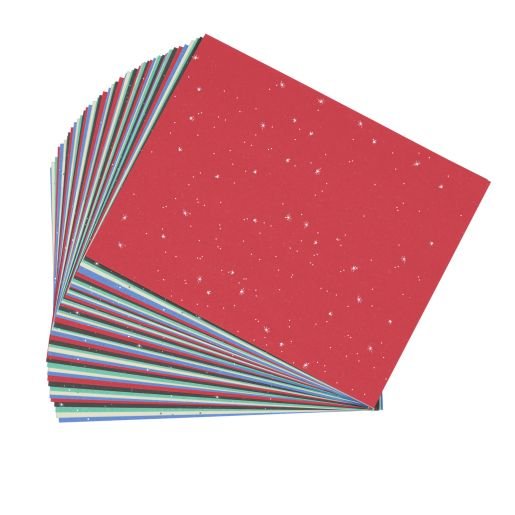 Colorations Glitter Construction Paper, 50 Sheets