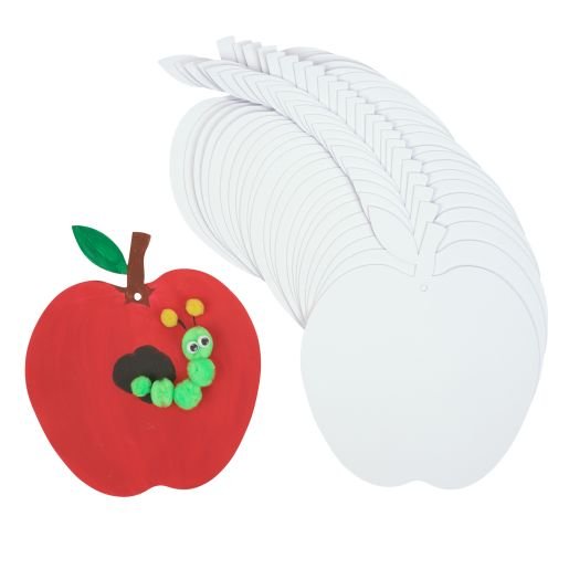 Colorations Decorate Your Own Paper Apples, Set of 24