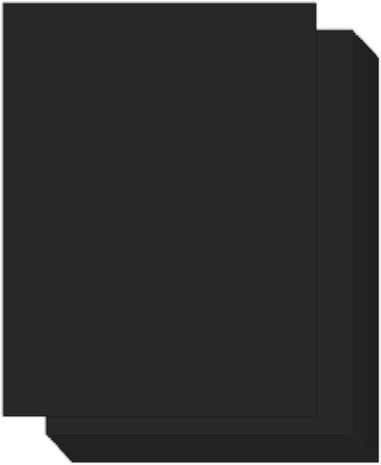 Enday Construction Paper, 9"X 12" (100 Pack) — Black