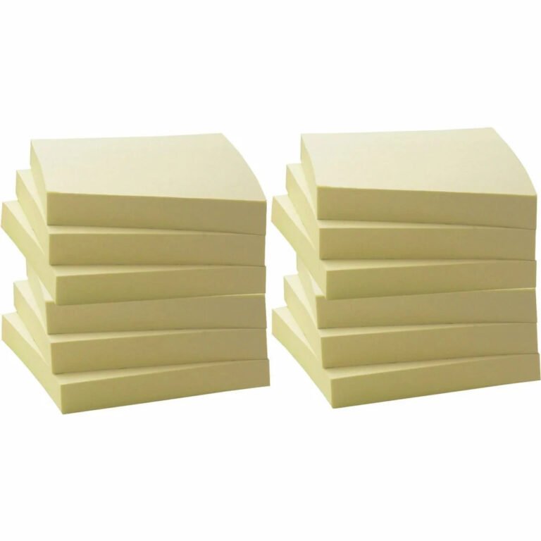 Enday Yellow Stick-On Notes 3" X 3" 100 Ct. (12/Pads)