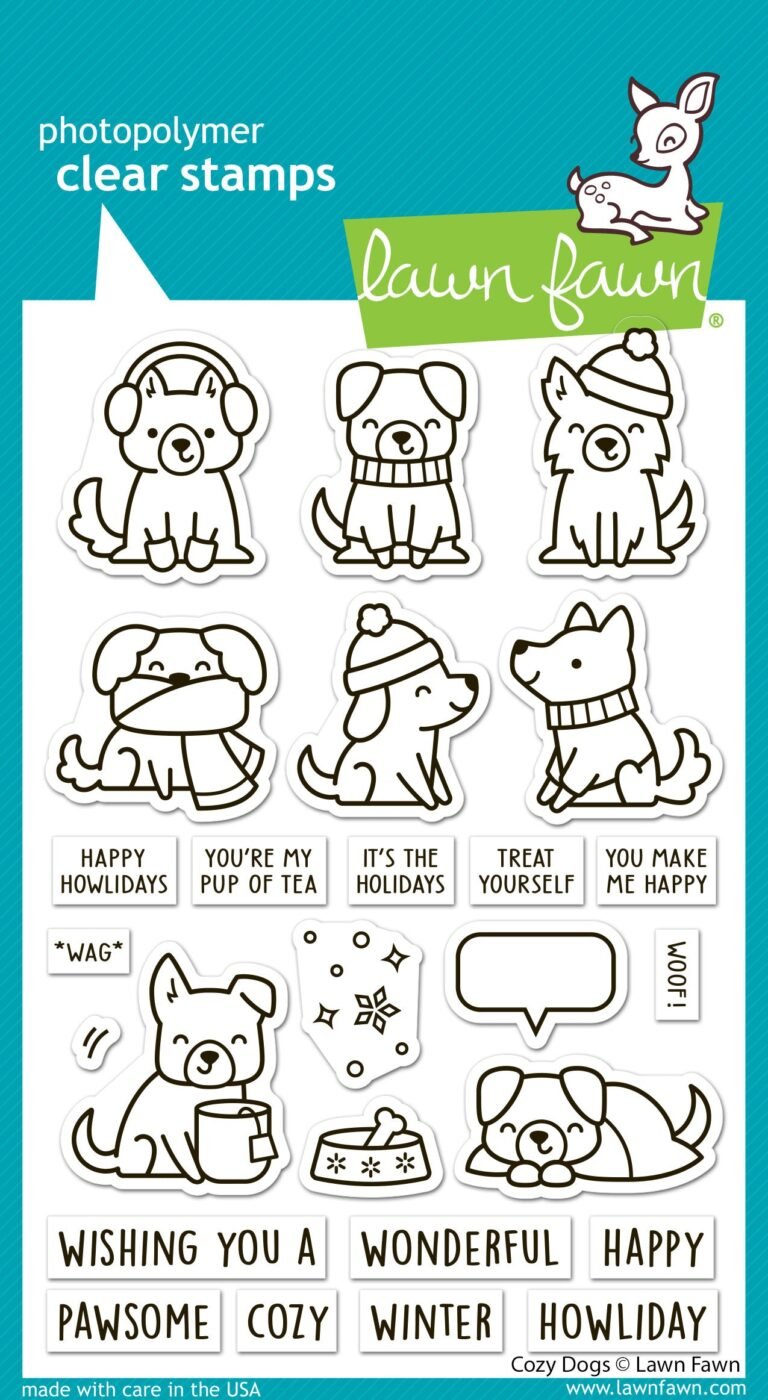 Lawn Fawn cozy dogs