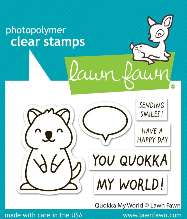 Lawn Fawn quokka my world
