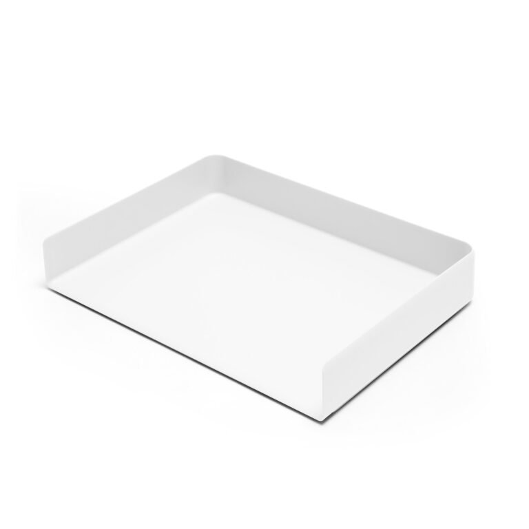 Poppin Landscape Letter Tray — White