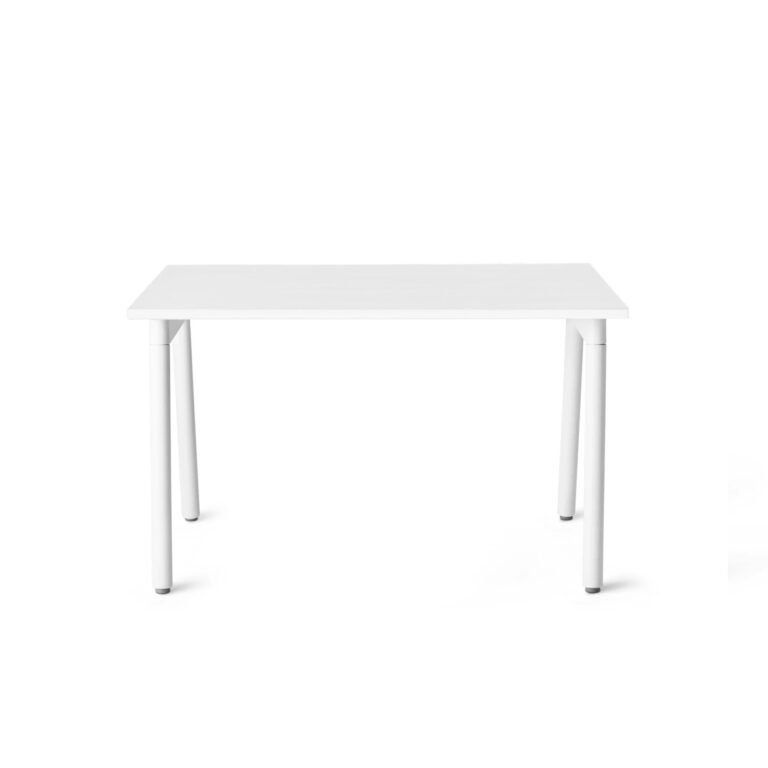 Poppin Series A Single Desk — White / 47" / White