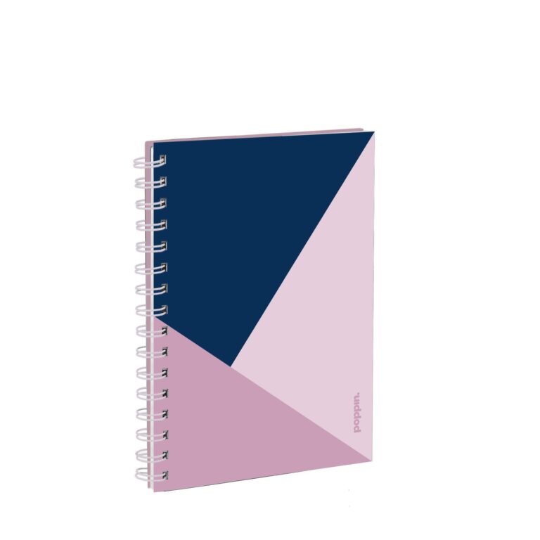 Poppin Terrain Medium Spiral Notebook — Navy